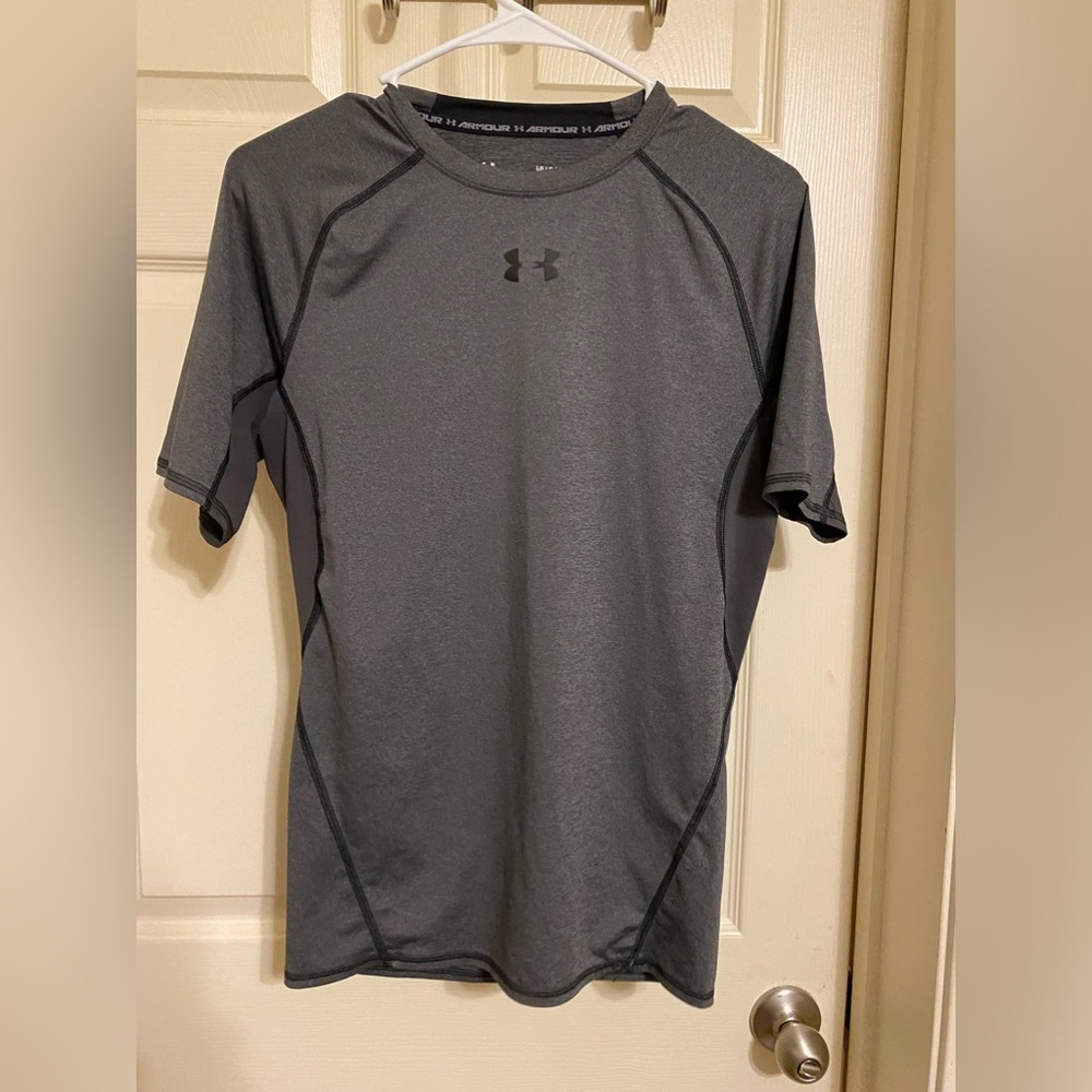 Mens Under Armour Compression shirt - L Gray 41